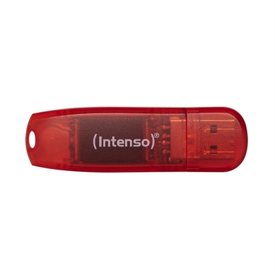 Intenso 3502491 Lapiz USB 2 0 Rainbow 128GB Rojo